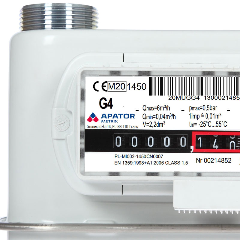 Smart AMR gas meter